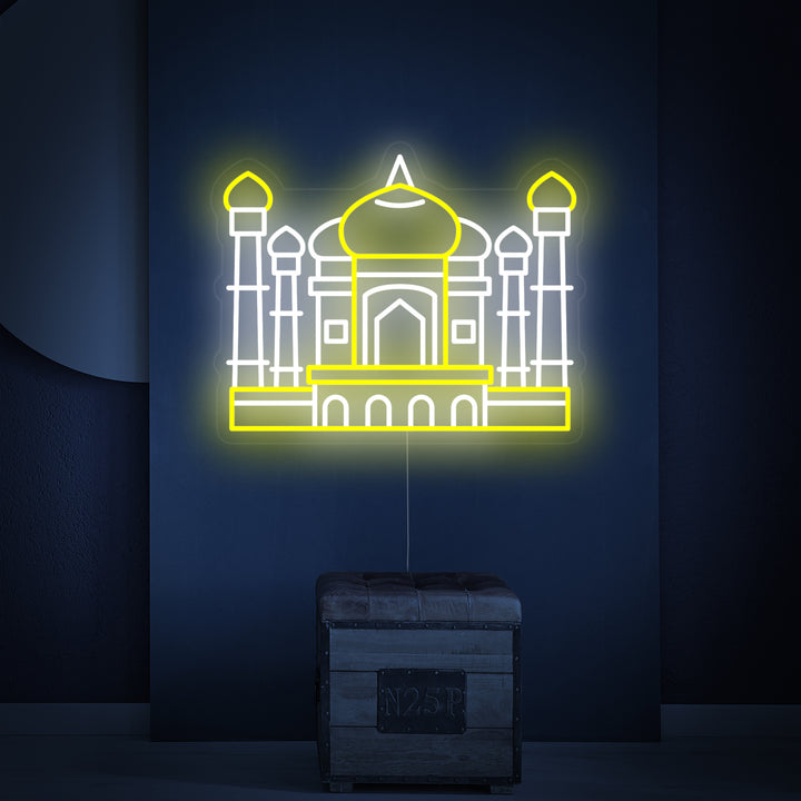"Taj Mahal De La India" Letreros Neon