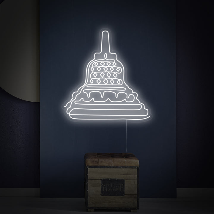 "Templo De Borobudur En Indonesia" Letreros Neon