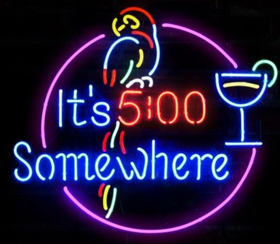 "Its 500 Somewhere" Letreros Neon