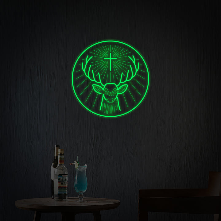 "Licor Jägermeister Alemán" Letreros Neon