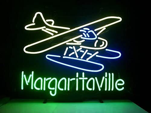 "Jimmy Buffett Margaritaville Airplane Beer" Letreros Neon