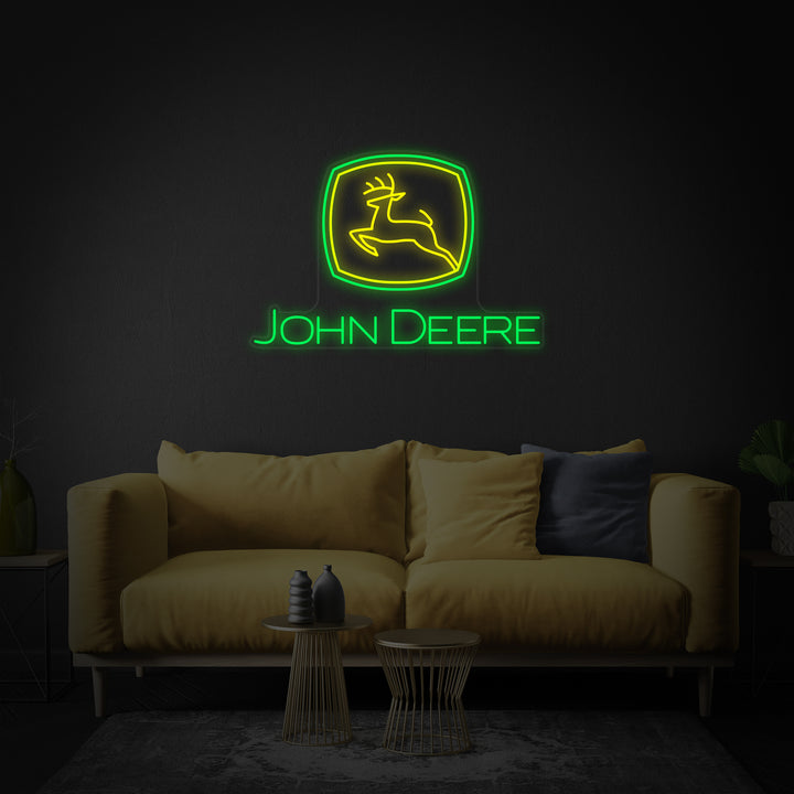 "John Deer" Letreros Neon