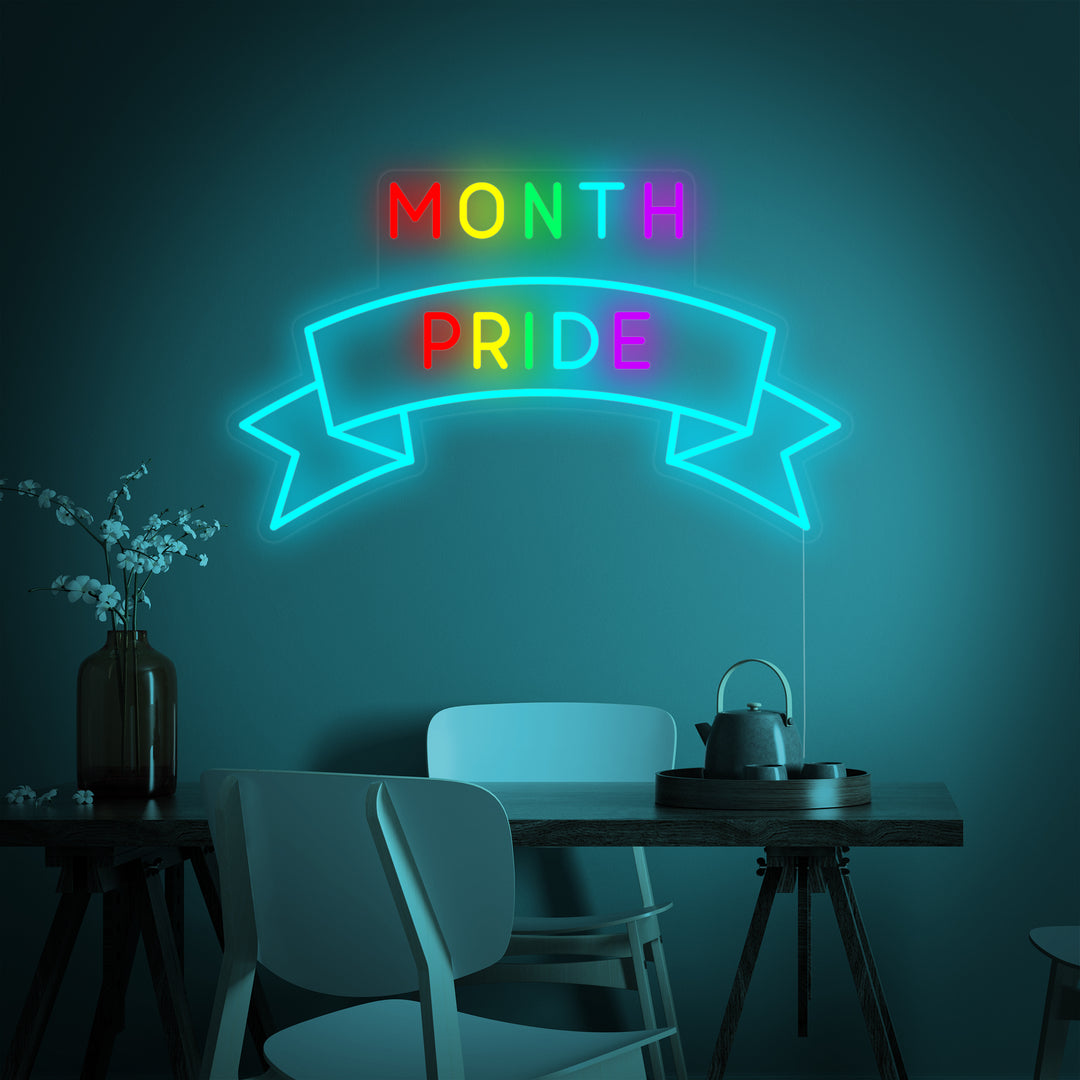 "LGBT Month Pride" Letreros Neon