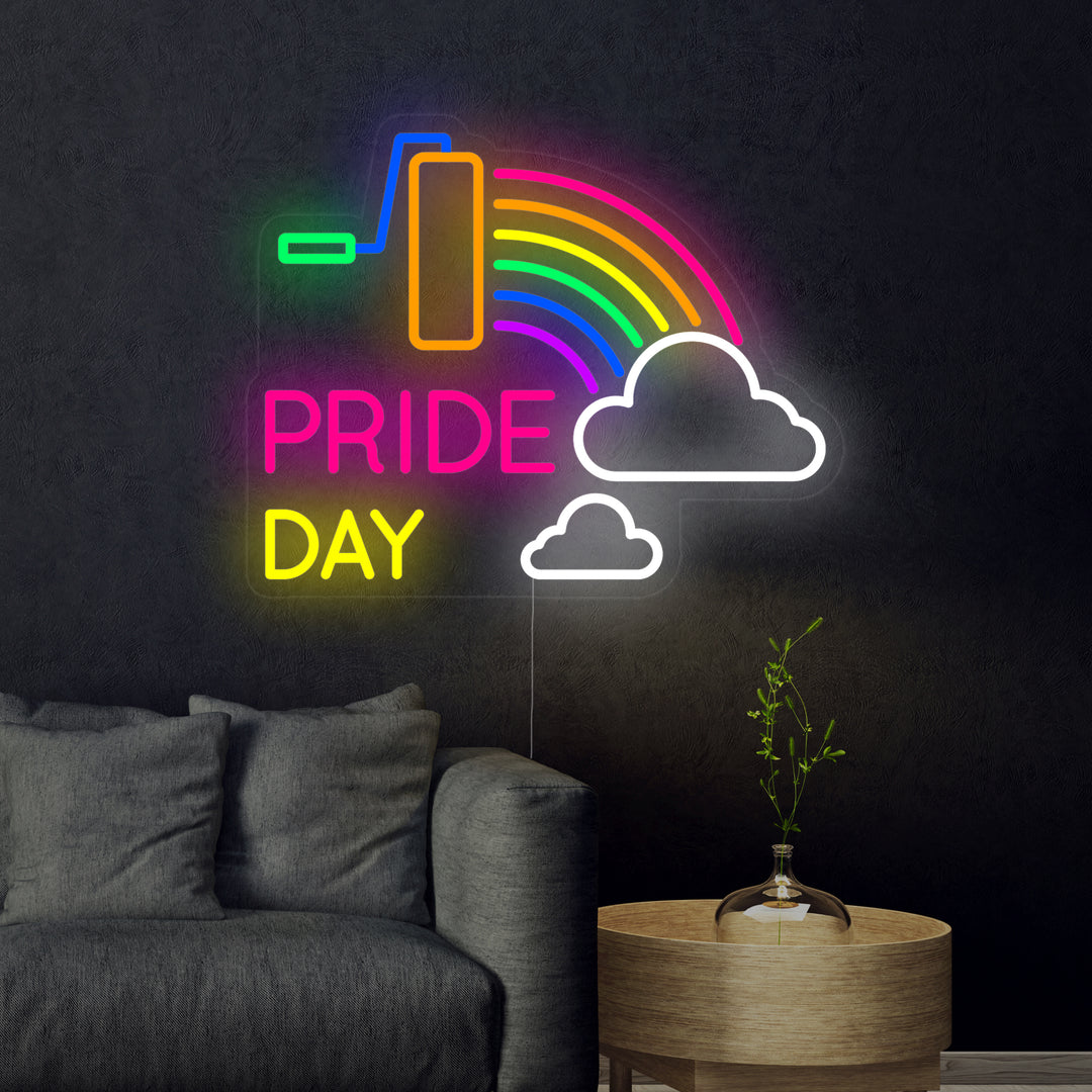 "LGBT, Pride Day, Arcoíris" Letreros Neon