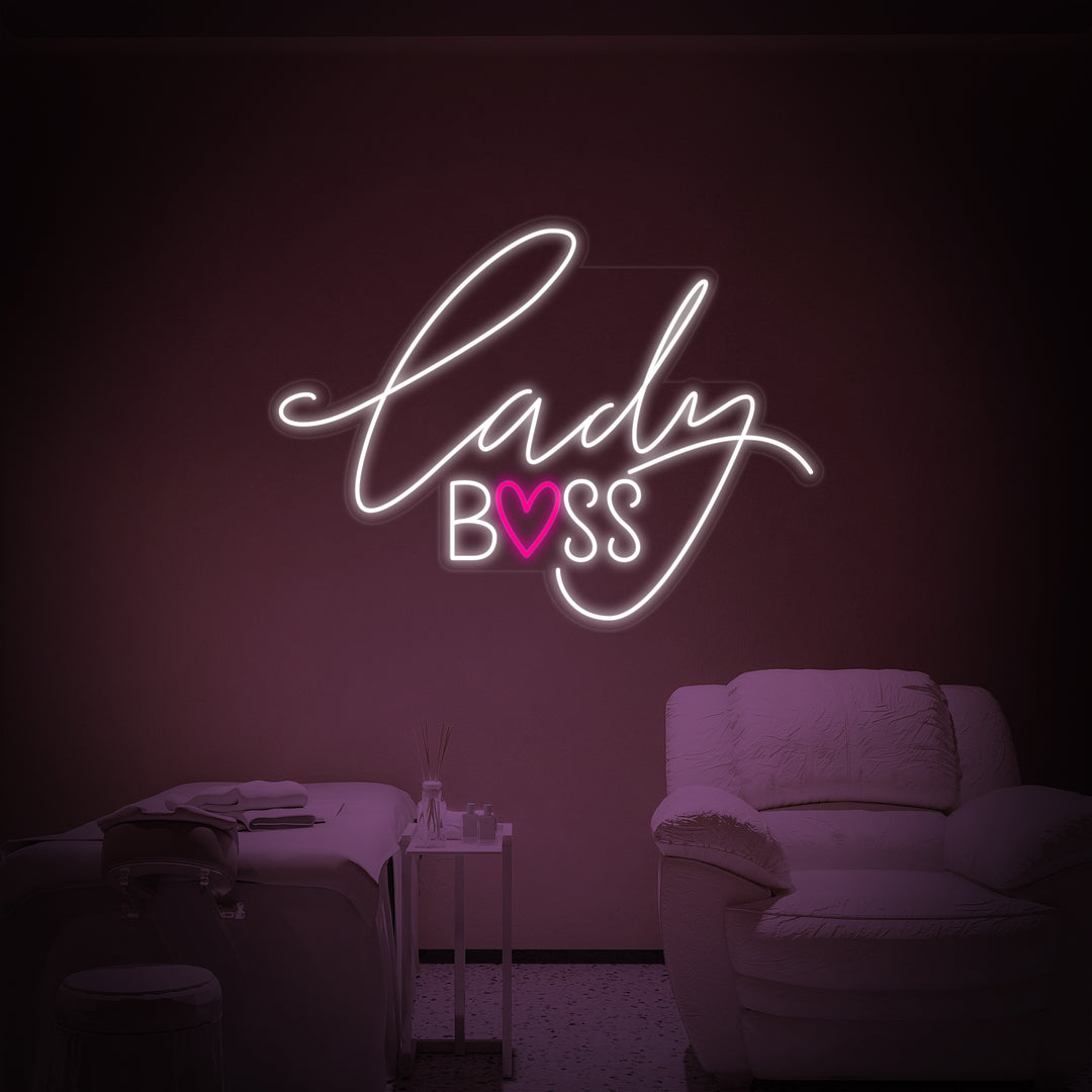 "Lady Boss" Letreros Neon