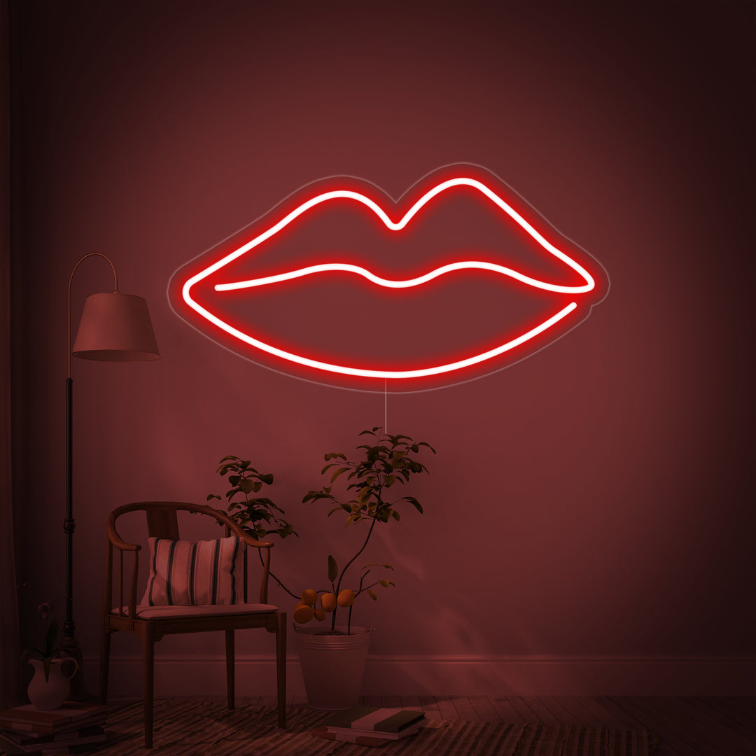 "Labios" Letreros Neon