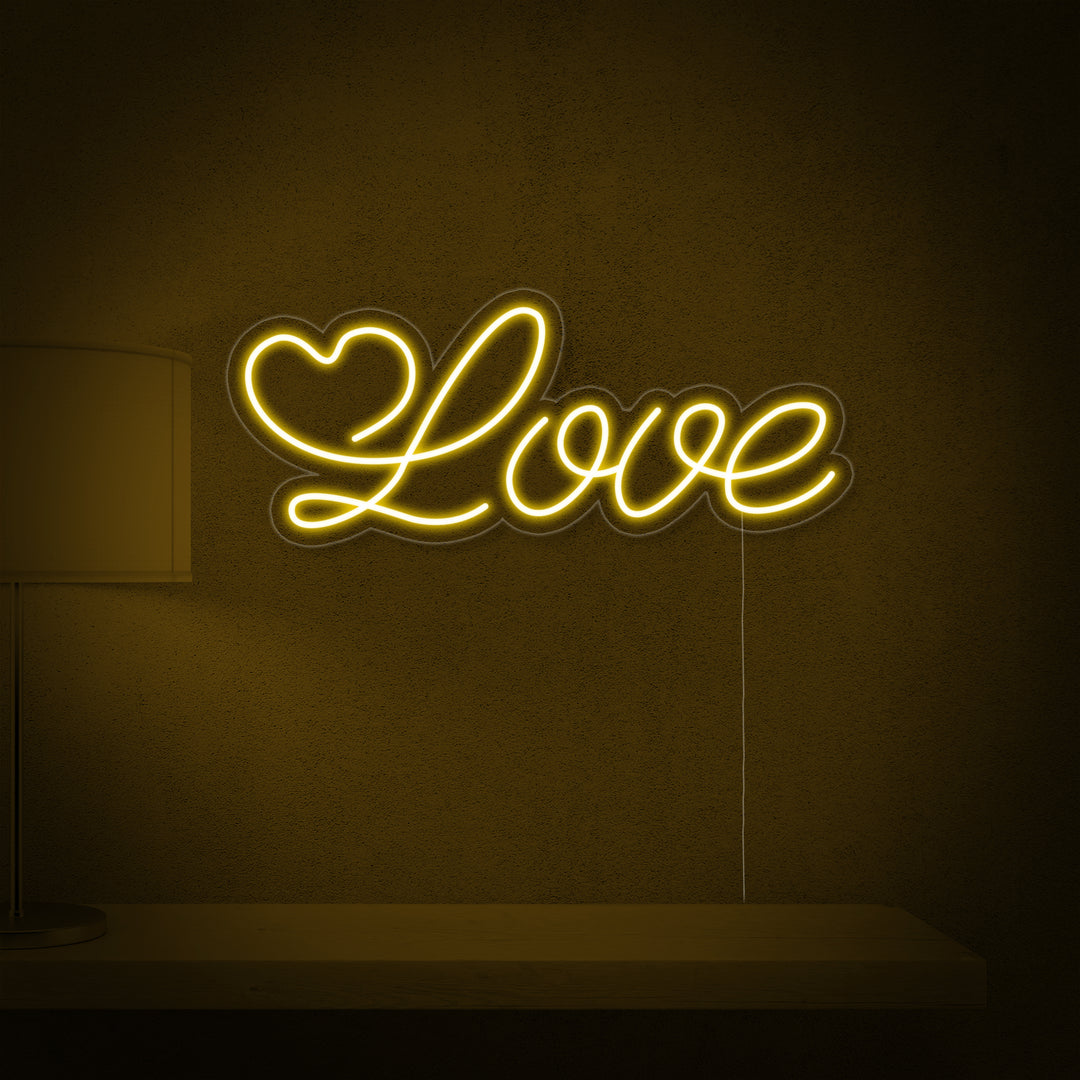 "Love" Letreros Neon