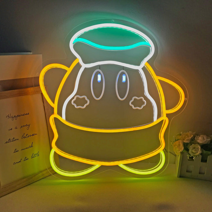 "Luma Star, Arte de Pared de Juego" Mini Letreros Neon