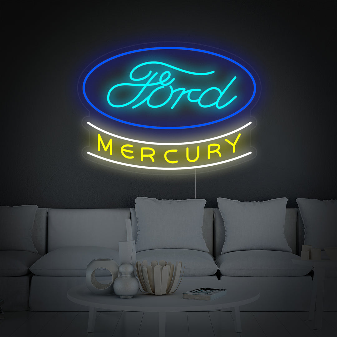 "Mercury, Logotipo de coche" Letreros Neon