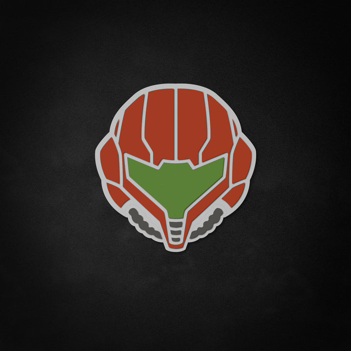 "Metroid Samus Sign" Neon Like