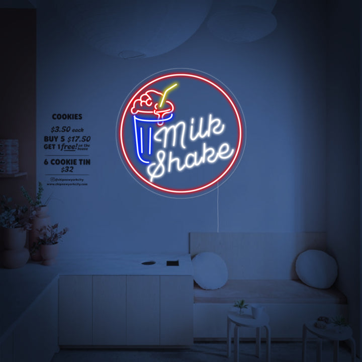 "Milk Shake" Letreros Neon