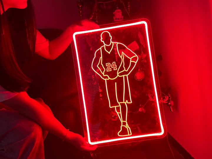 "La Cultura Pop De Kungfu Bruce" Letreros Neon en Miniatura