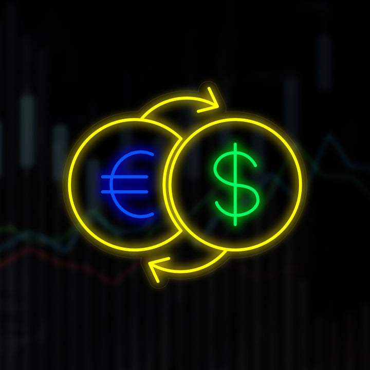 "Cambio De Dinero" Letreros Neon