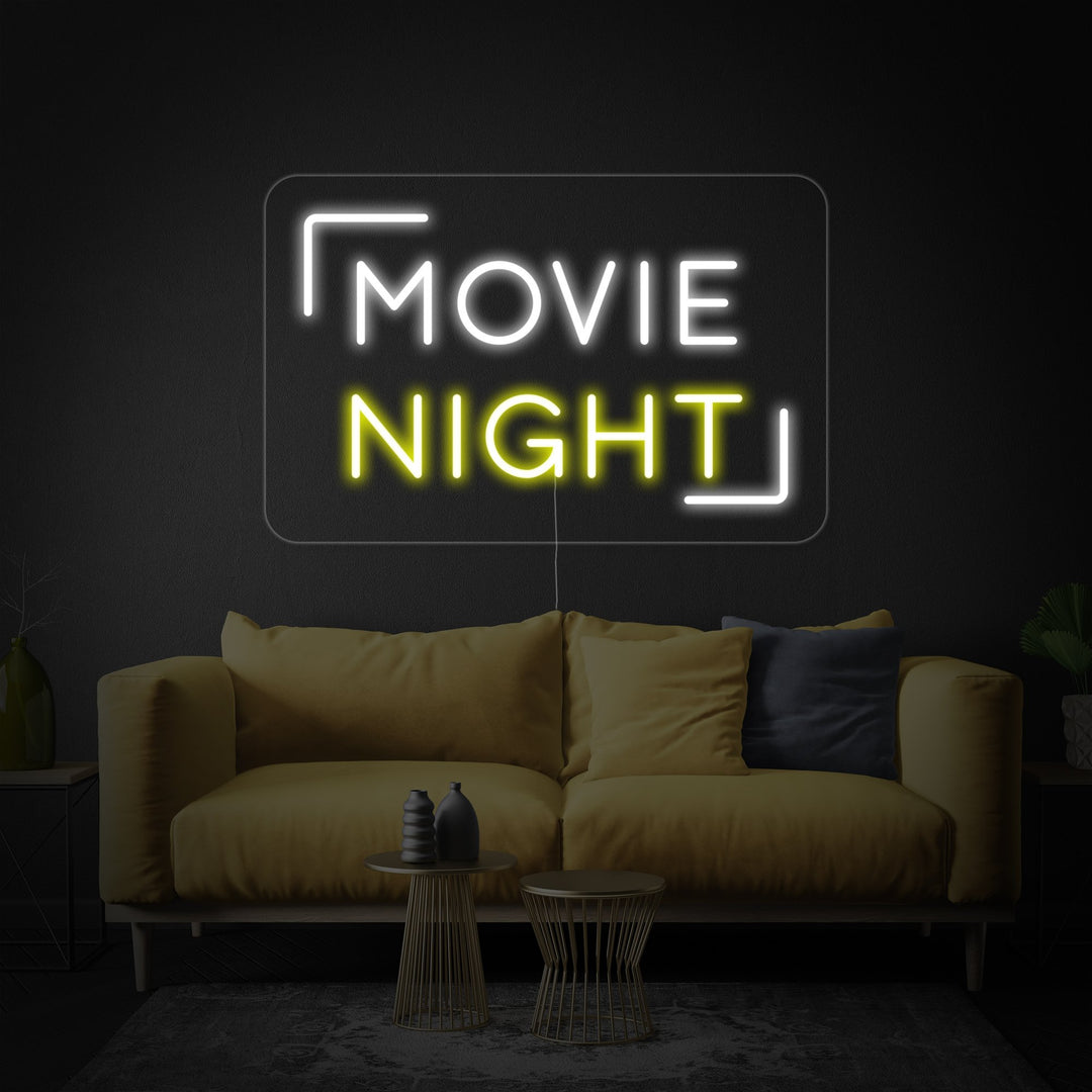 "Movie Night" Letreros Neon