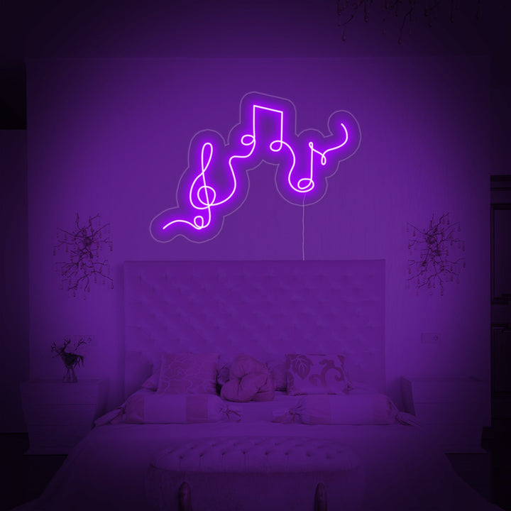 "Notas Musicales" Letreros Neon