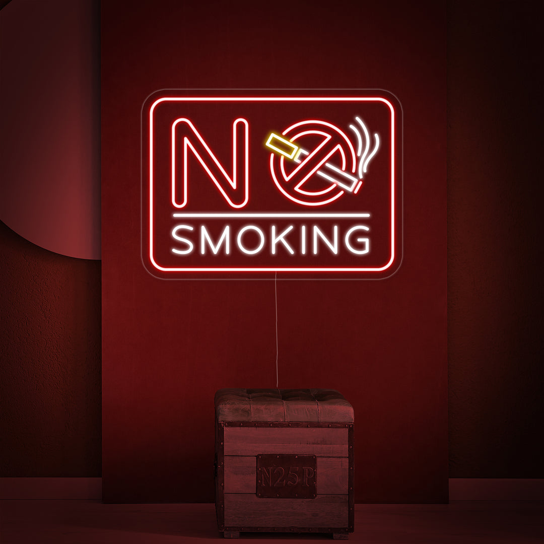 "No Smoking" Letreros Neon