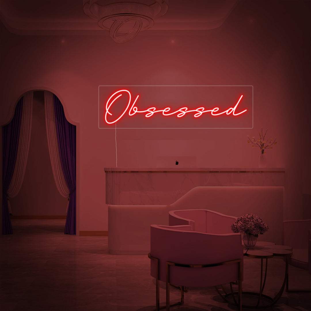 "Obsessed" Letreros Neon