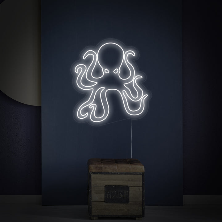 "Pulpo Restaurante Animal Marino" Letreros Neon