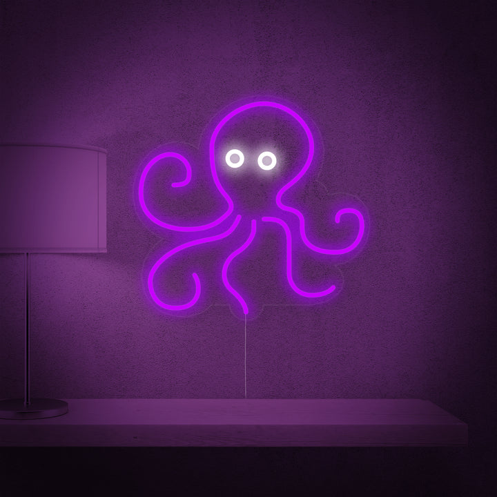 "Pulpo Animal Marino" Letreros Neon