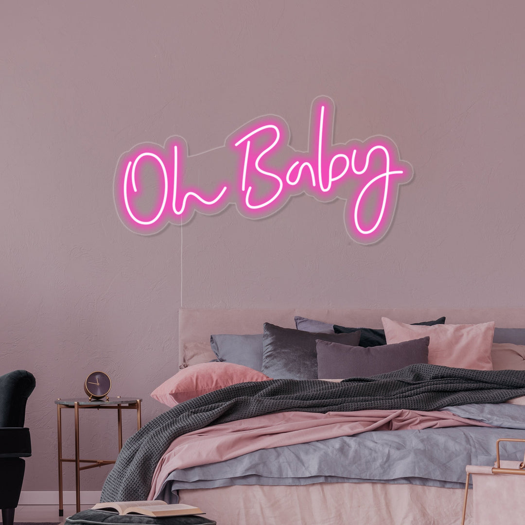 "Oh Baby" Letreros Neon