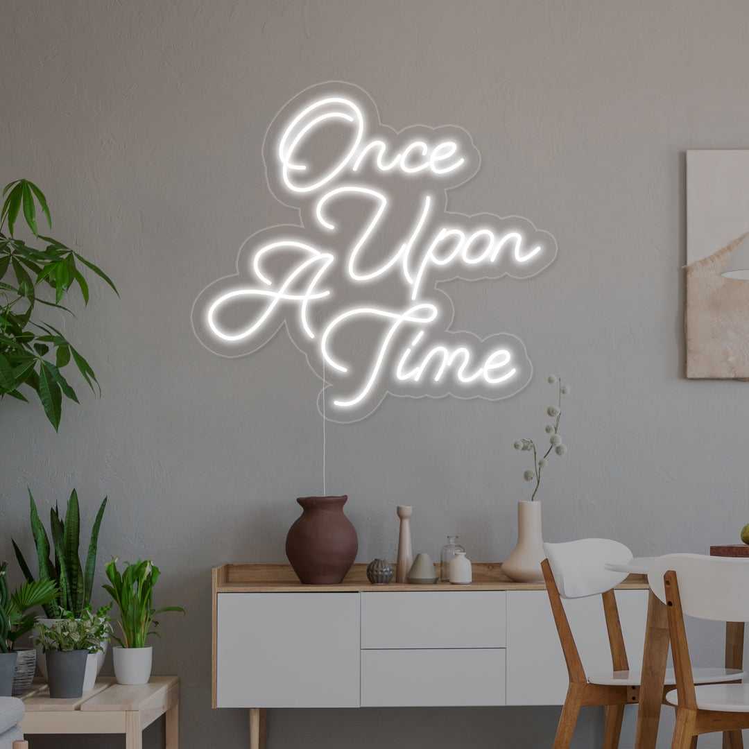 "Once Upon A Time" Letreros Neon