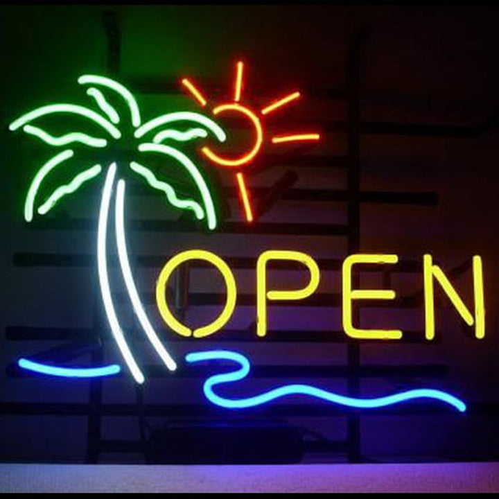 "Open, Bar" Letreros Neon
