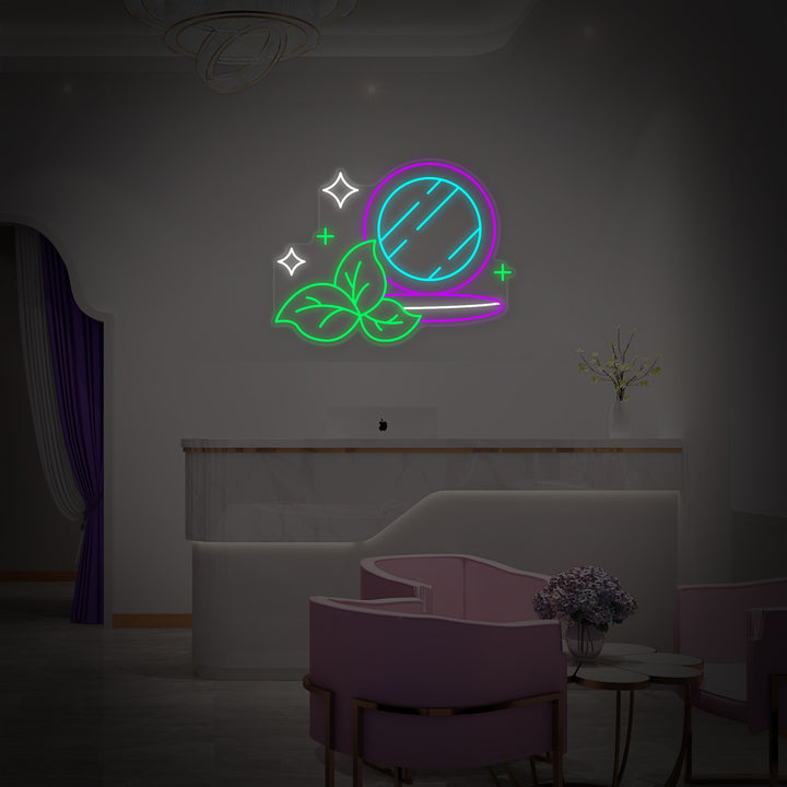 "Tienda De Maquillaje, Belleza Y Cosméticos" Letreros Neon