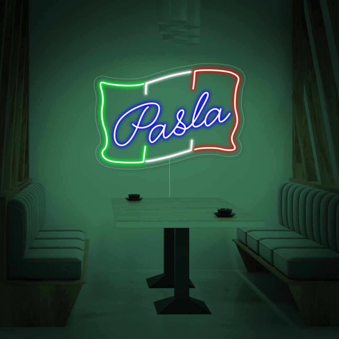 "PASTA, Comida italiana" Letreros Neon