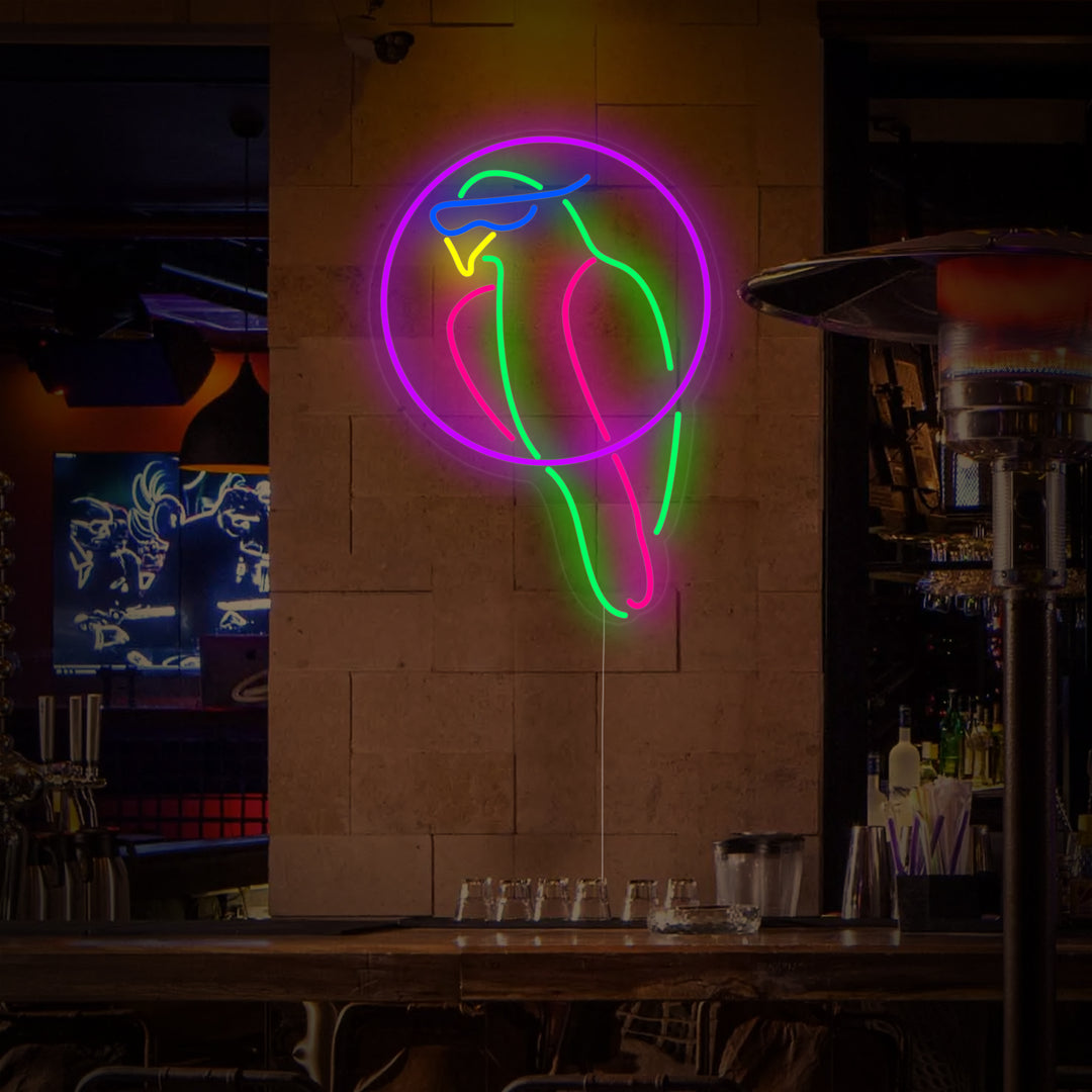 "Parrot TIKI Bar" Letreros Neon