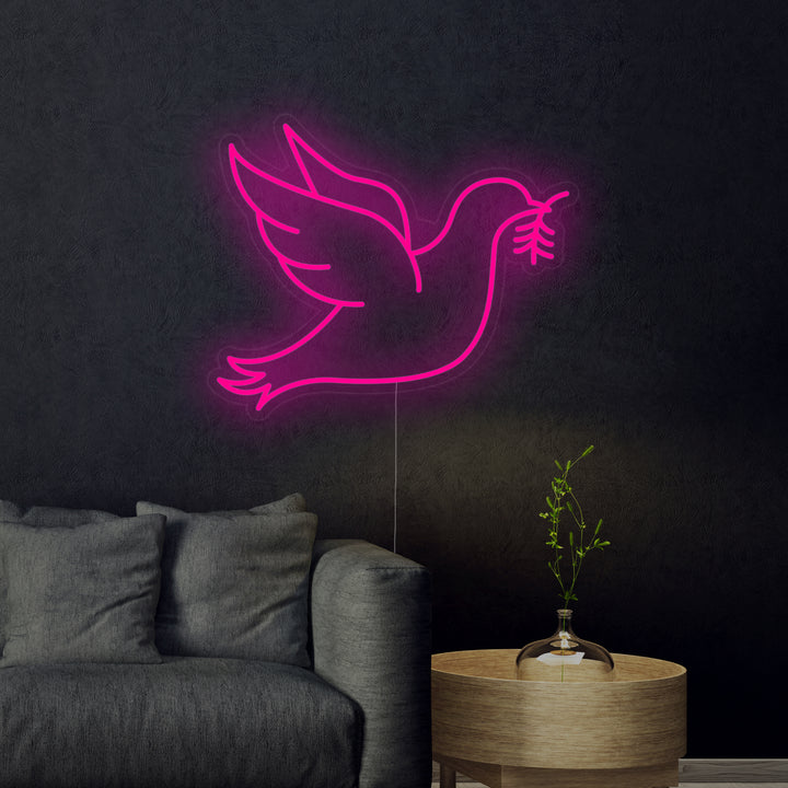 "Paloma De La Paz" Letreros Neon