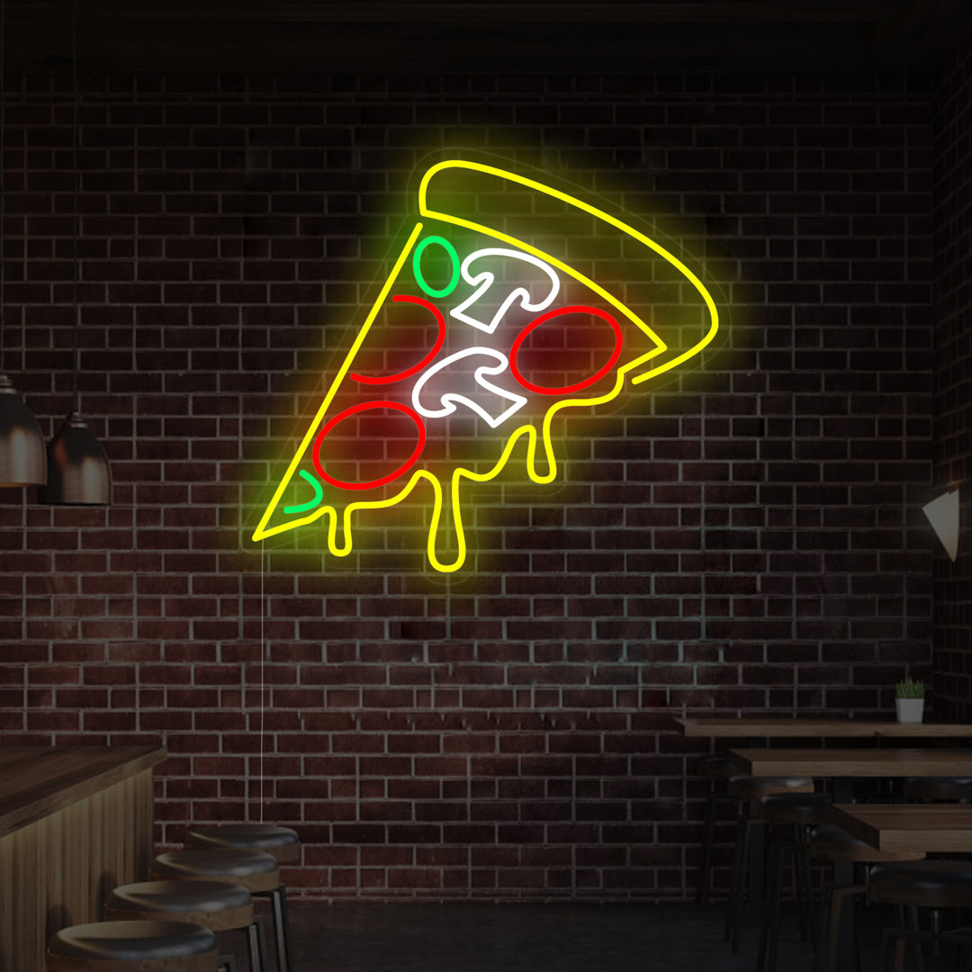"Pizza Goteante" Letreros Neon