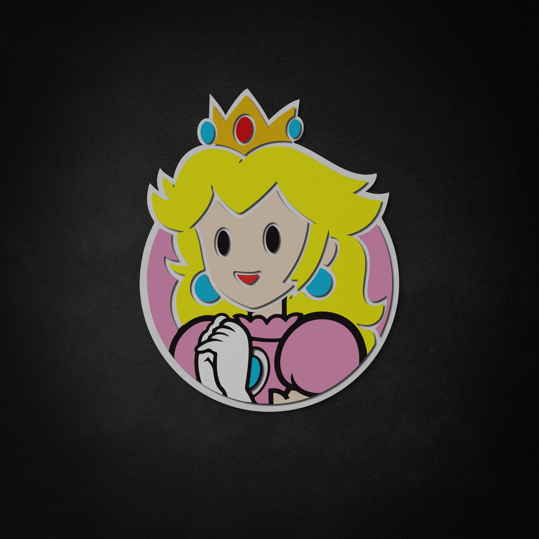 "Princesa Peach" Neon Like