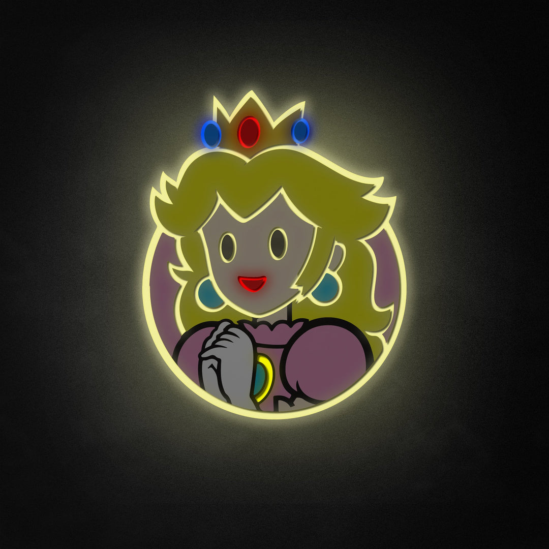 "Princesa Peach" Neon Like