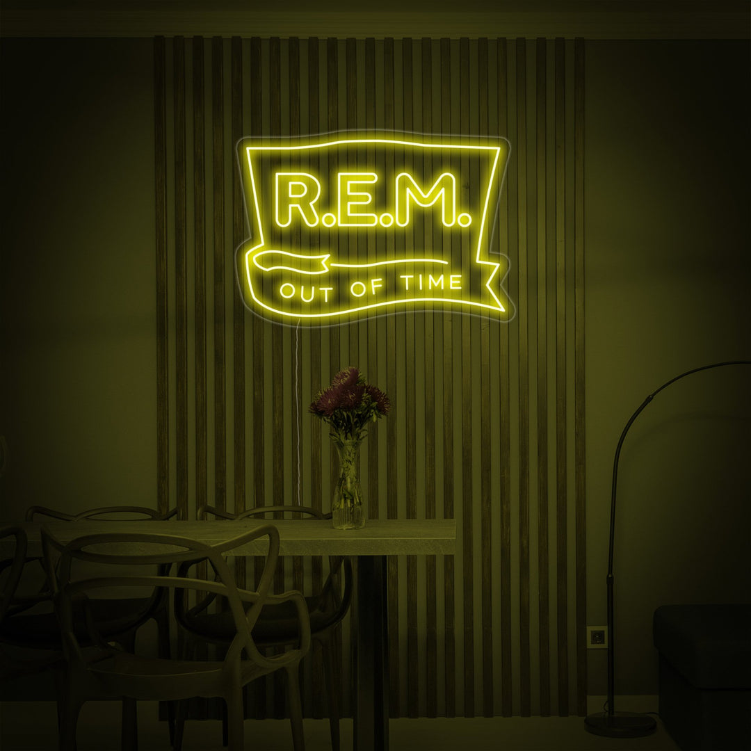 "R-E-M" Letreros Neon