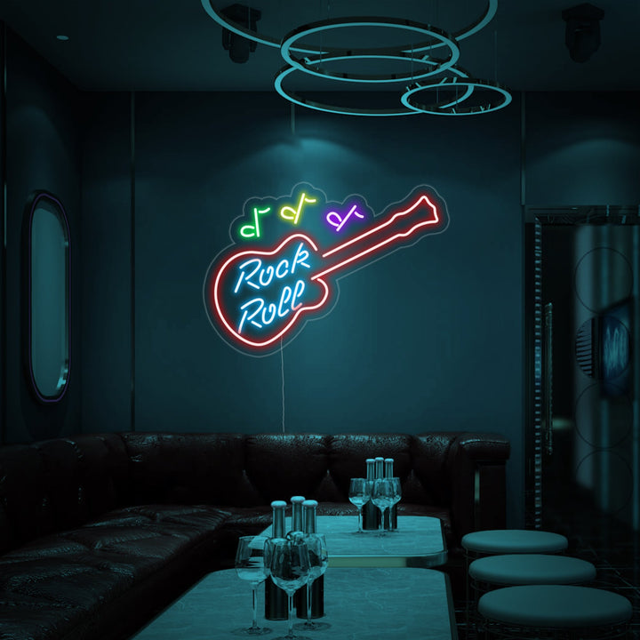 "Rock Roll" Letreros Neon