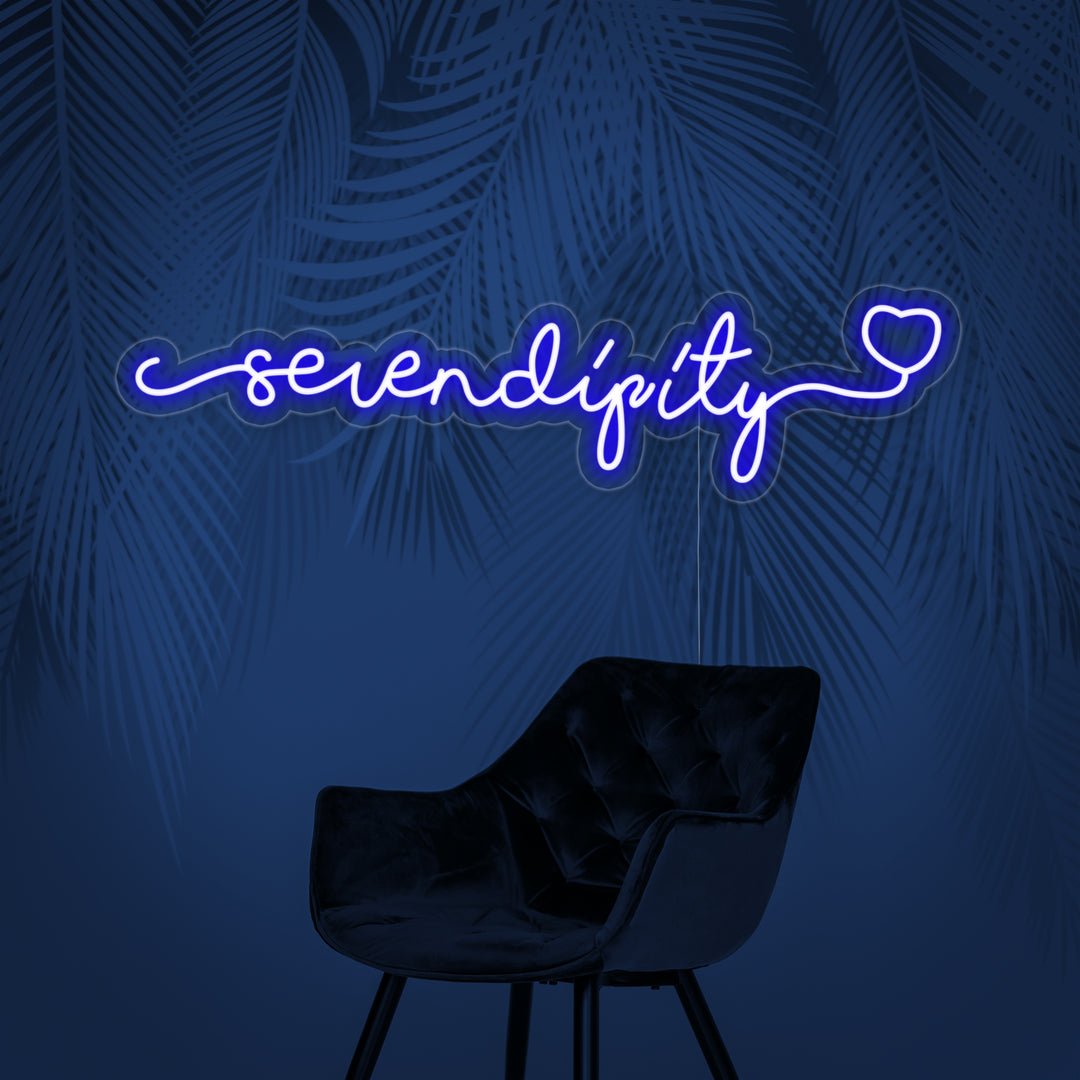 "Serendipity" Letreros Neon
