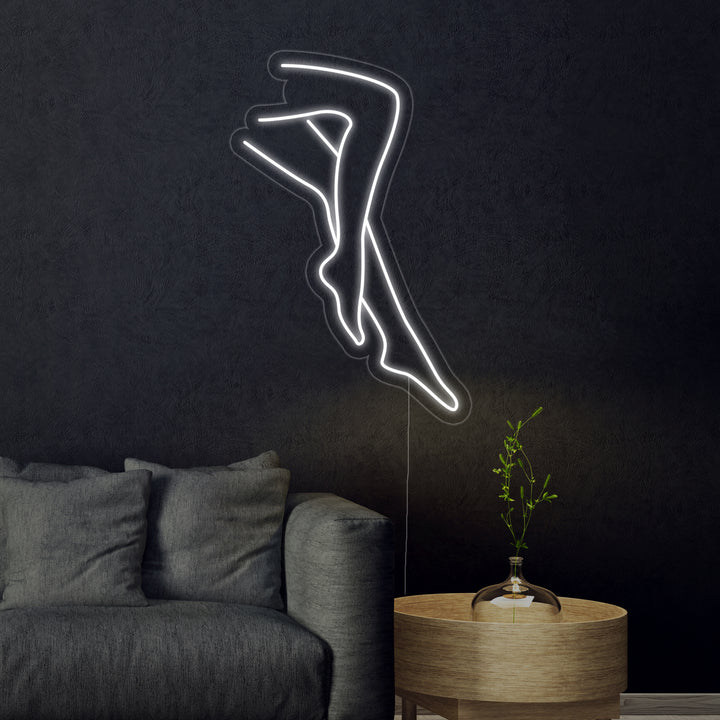 "Sexy Legs Lady" Letreros Neon