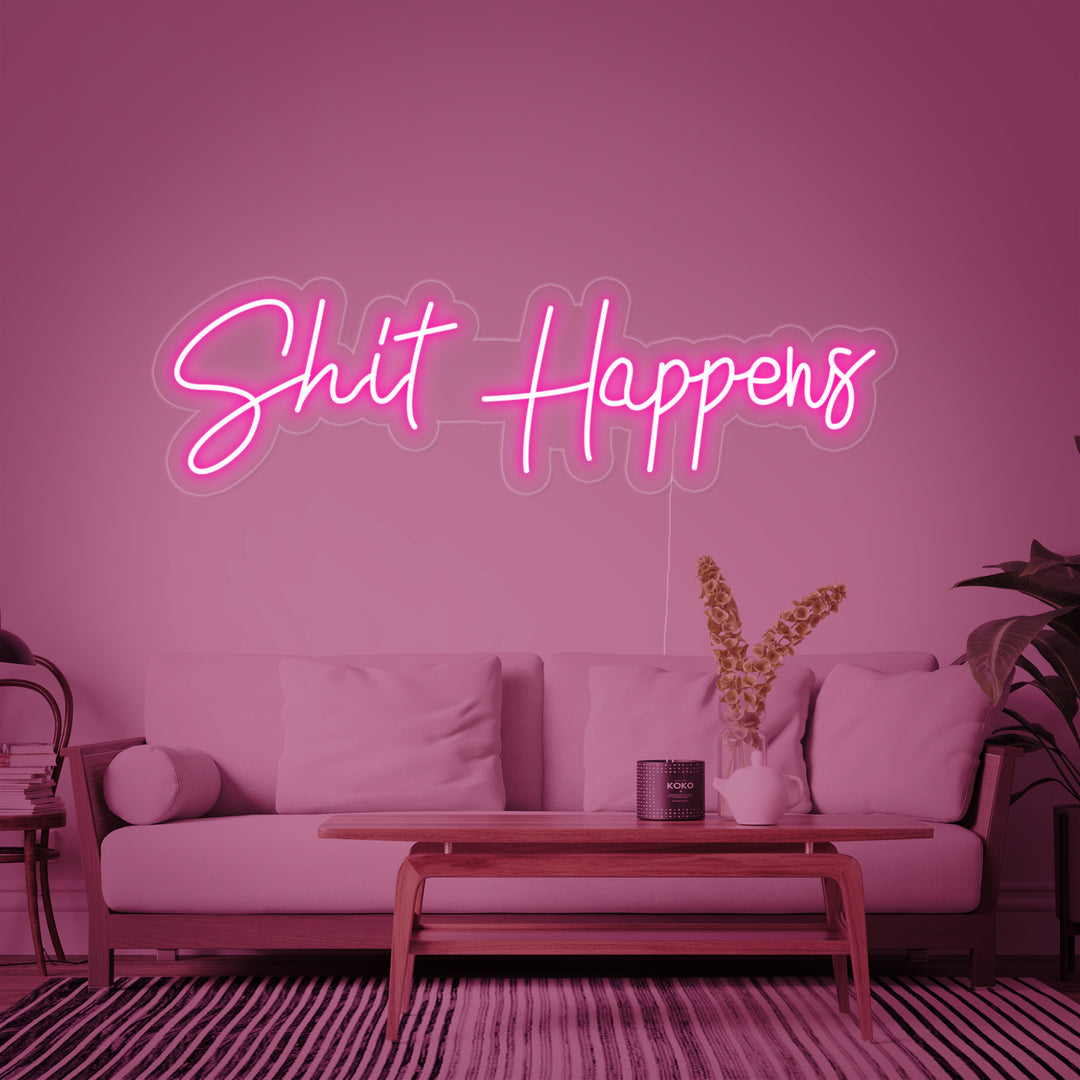 "Shit Happens" Letreros Neon