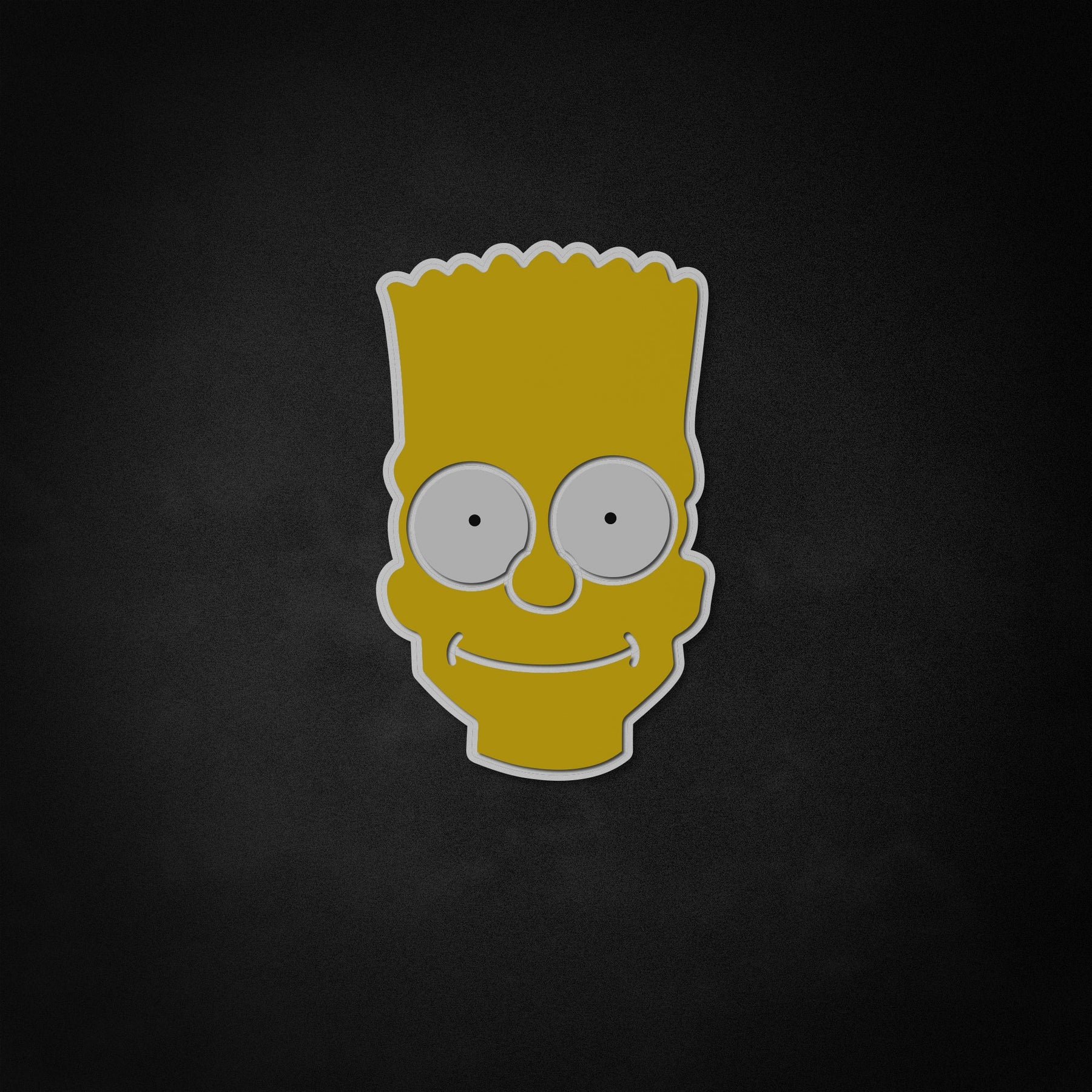 Simp, personaje de dibujos animados Neon Like, Simp Letrero de neón ...