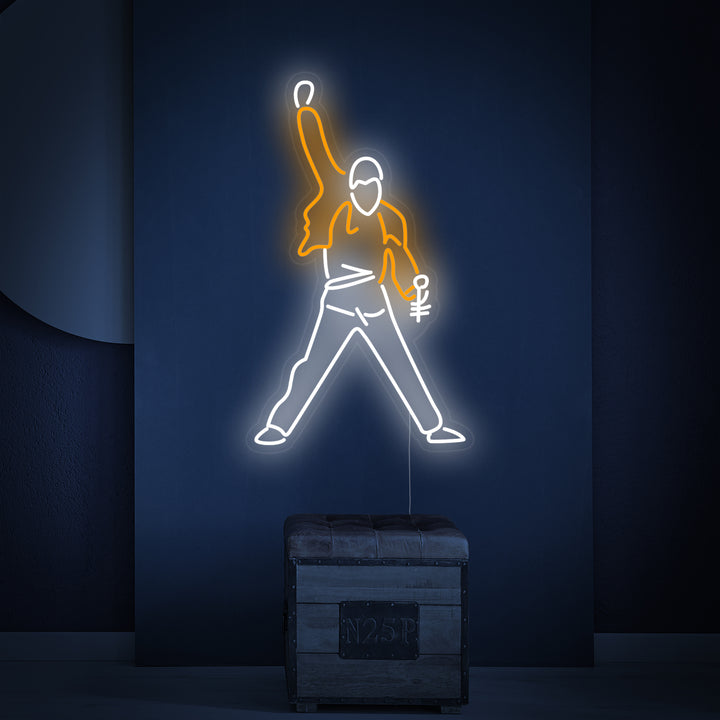 "Hombre Cantante Arte Musica" Letreros Neon