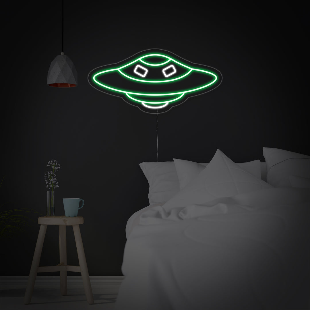 "Nave Espacial UFO" Letreros Neon