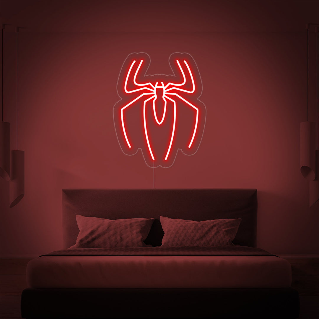 "Spiderman Rojo" Letreros Neon
