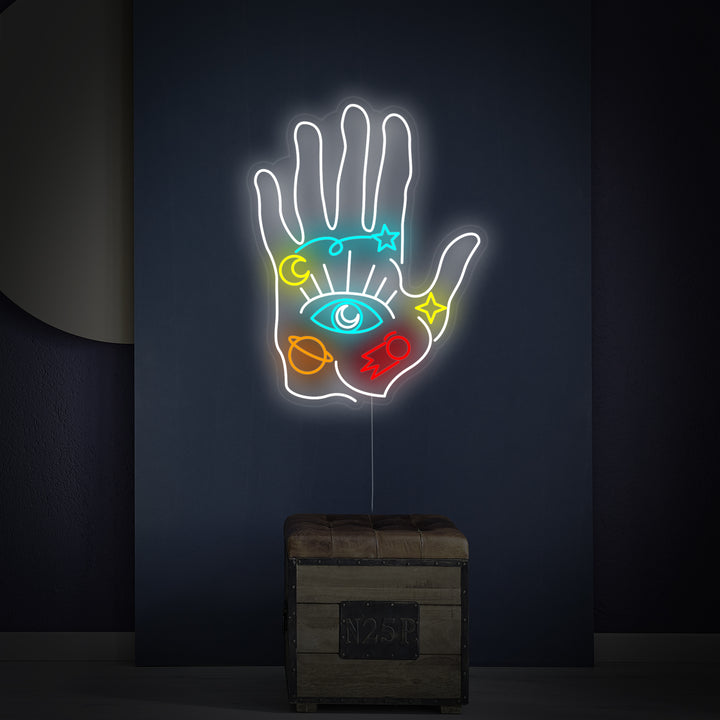 "Mano Espiritual" Letreros Neon