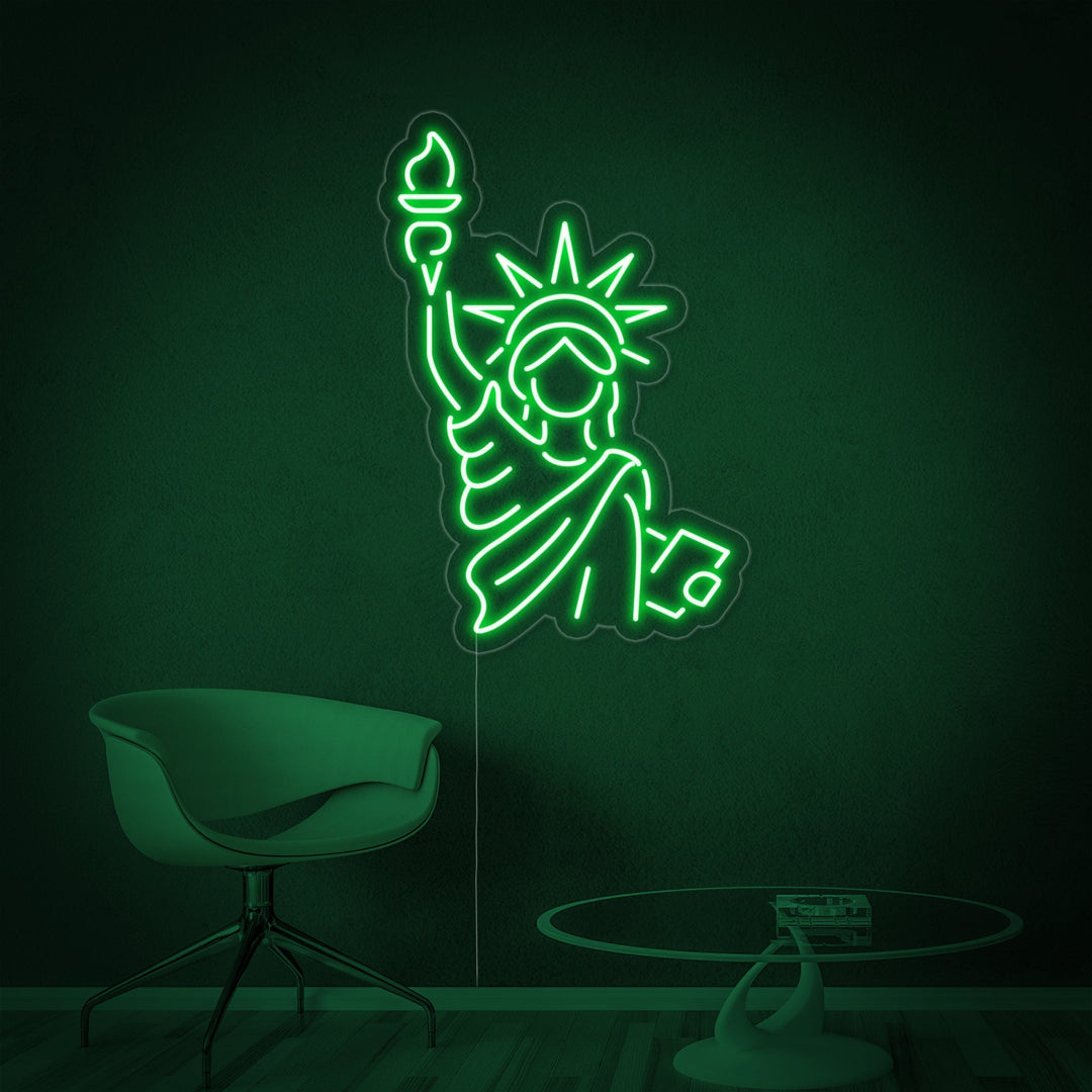 "Estatua De La Libertad" Letreros Neon