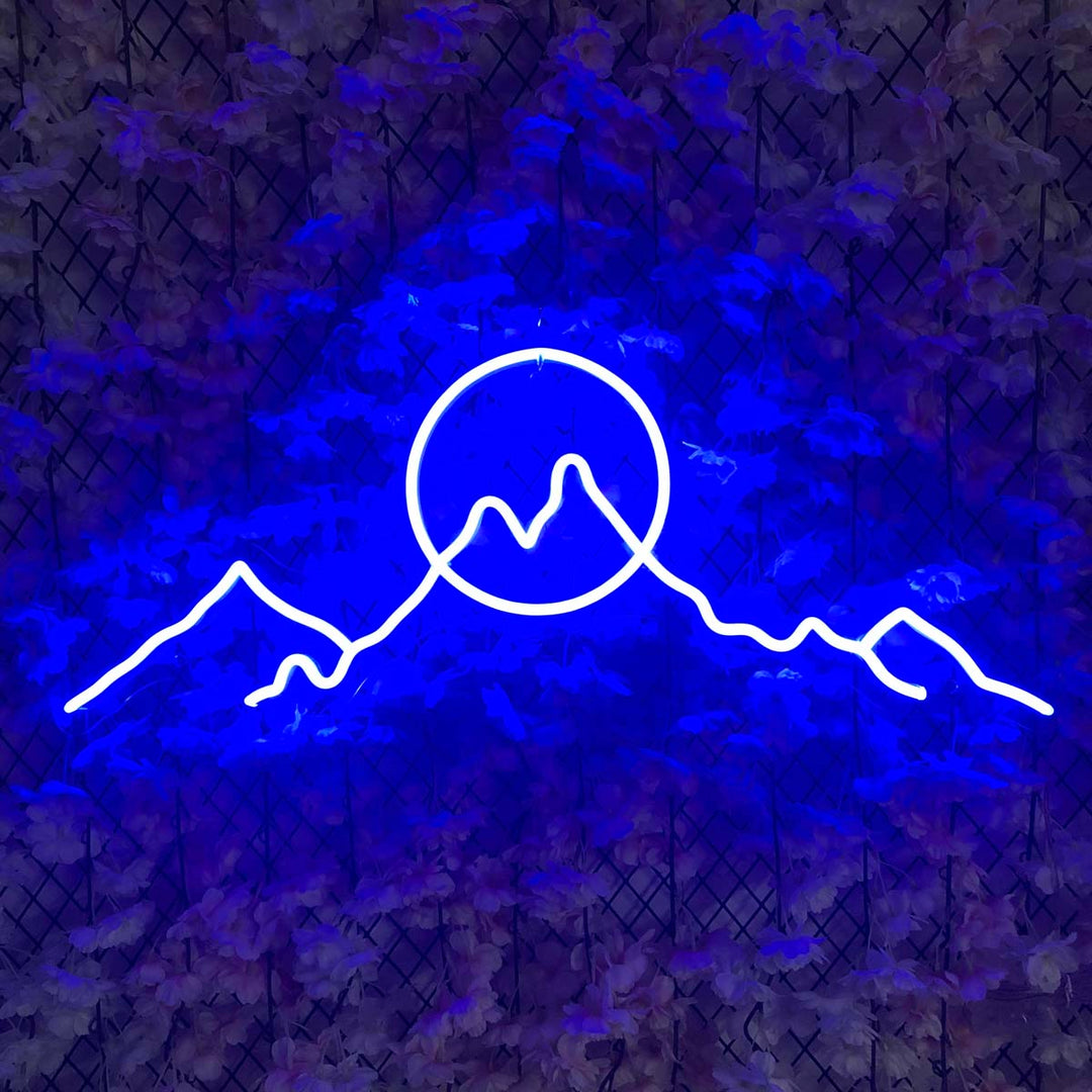 "Sol Montañas" Letreros Neon