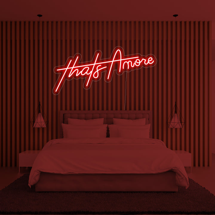 "Thats Amore" Letreros Neon