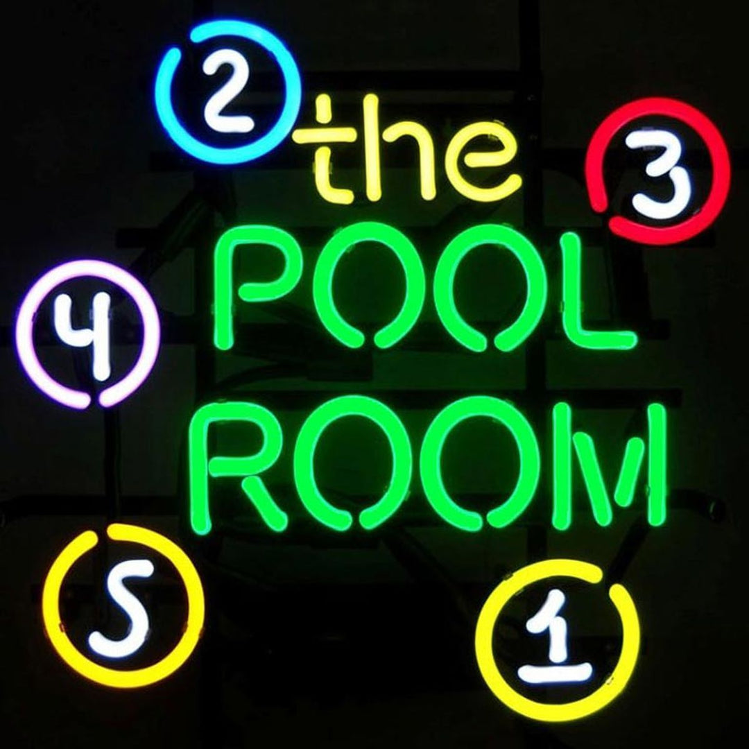 "The Pool Room" Letreros Neon