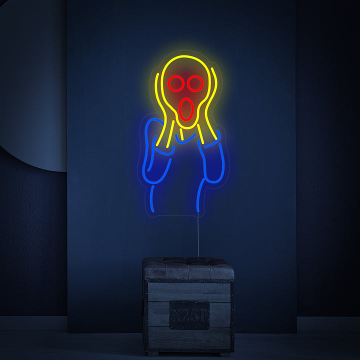 "El Grito Edvard Munch" Letreros Neon