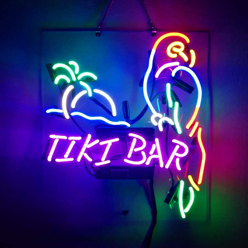 "TIKI Bar, Loro" Letreros Neon
