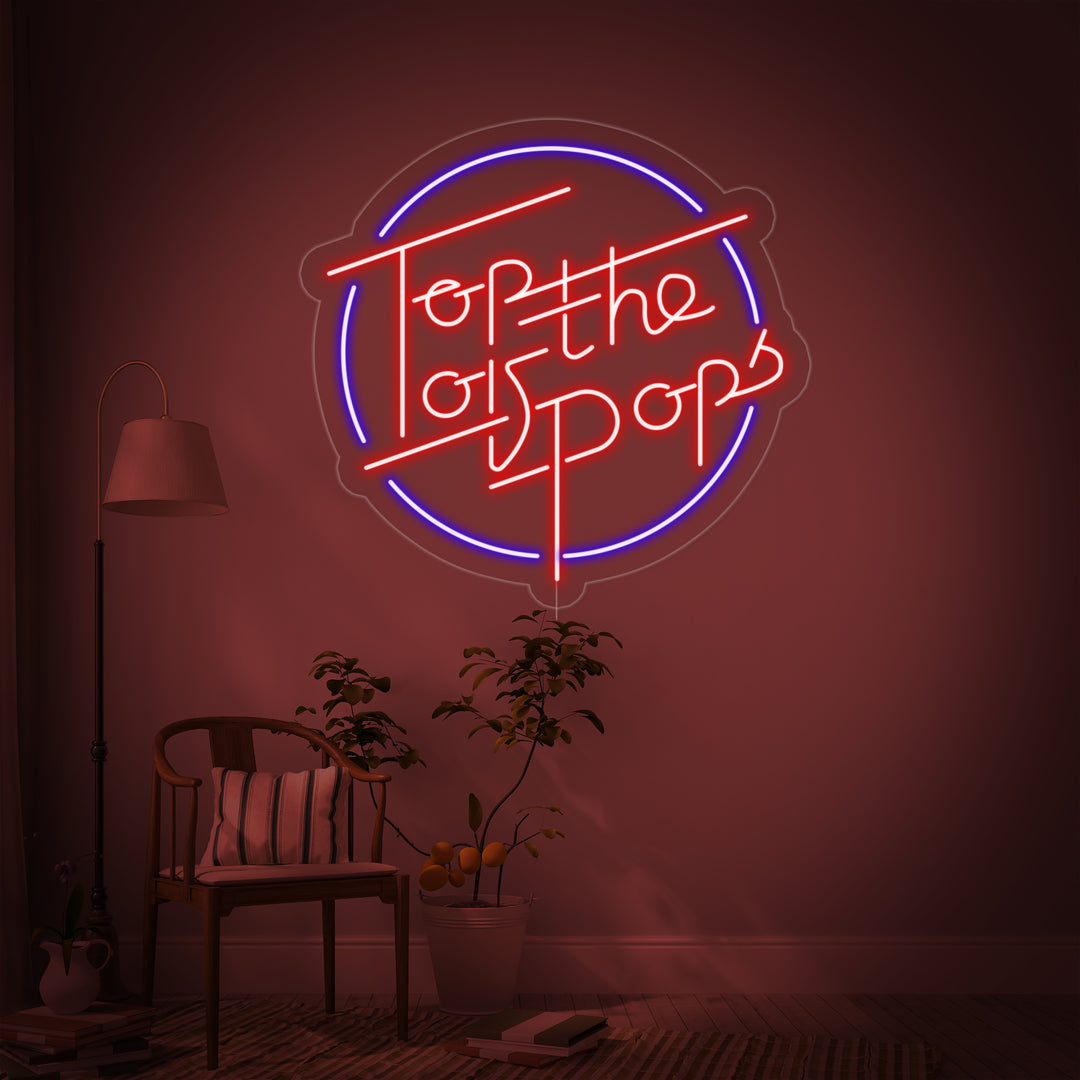 "Top of The Pops" Letreros Neon